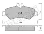 Комплект тормозных колодок (дисковых) METELLI Metelli 22-0672-0 (фото 2)