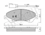 Комплект тормозных колодок (дисковых) METELLI Metelli 22-0679-0 (фото 3)