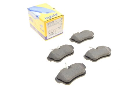 Комплект тормозных колодок (дисковых) Metelli 22-0712-0