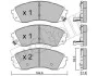Комплект тормозных колодок (дисковых) METELLI Metelli 22-0785-0 (фото 2)