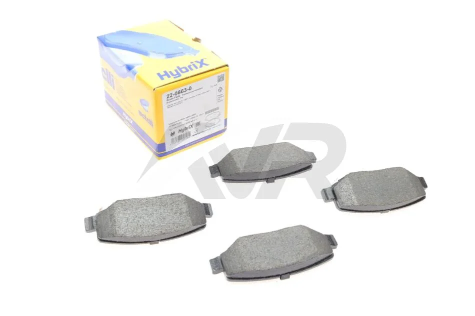 Комплект гальмівних колодок (дискових) Metelli 22-0863-0 (фото 1)
