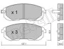 Комплект тормозных колодок (дисковых) METELLI Metelli 22-0876-0 (фото 2)