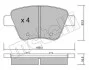 Комплект тормозных колодок (дисковых) METELLI Metelli 22-0889-0 (фото 2)
