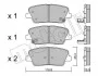 Комплект тормозных колодок (дисковых) METELLI Metelli 22-0901-0 (фото 2)