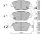 Комплект тормозных колодок (дисковых) METELLI Metelli 22-0945-0 (фото 2)