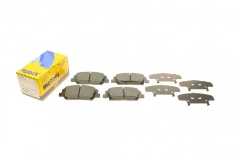 Комплект тормозных колодок (дисковых) Metelli 22-0997-0