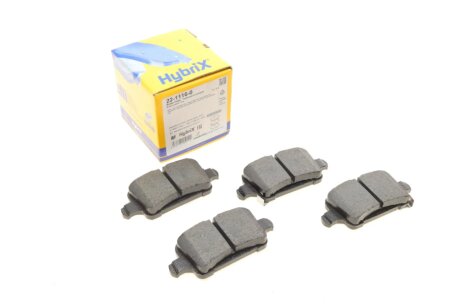 Комплект гальмівних колодок (дискових) Metelli 22-1116-0