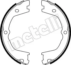 Колодки ручника Iveco Daily II/III/VI 86- (190x42) Metelli 53-0086 (фото 1)