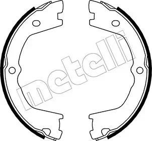 Колодки ручника Iveco Daily II/III/VI 86- (190x42) Metelli 53-0086