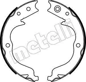 Колодки ручника Mitsubishi Grandis 04-/Outlander II/Subaru Forester 08- (190x32) Metelli 53-0268 (фото 1)