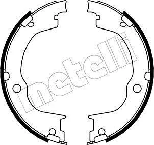 Колодки ручника Opel Antara/Chevrolet Captiva 06- (180x26) Metelli 53-0317