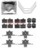 Монтажный к-кт тормозных колодок METZGER 109-1791 (фото 1)