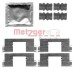 Монтажный к-кт тормозных колодок METZGER 109-1798 (фото 1)