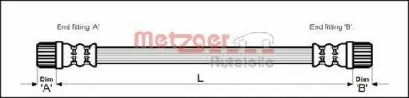 Шланг тормозной METZGER 4111152