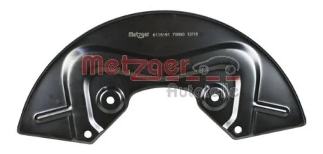 Щиток тормозного диска METZGER 6115191