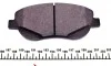Комплект тормозных колодок из 4 шт. дисков MEYLE 025 249 4619/W (фото 3)