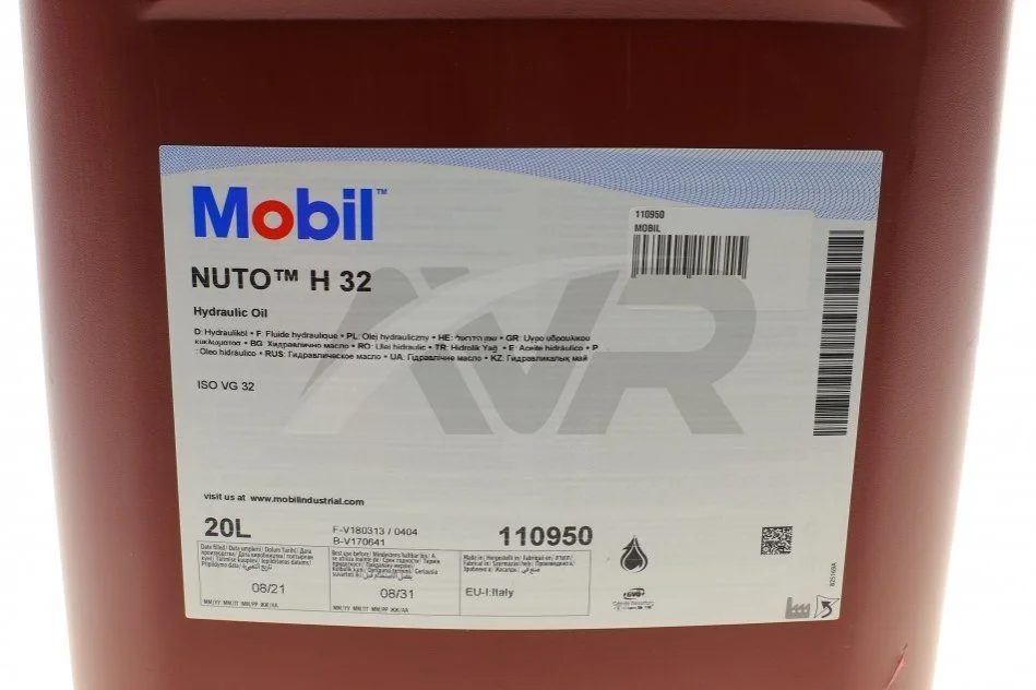 Олива гідравлічна Mobil Nuto H32, 20л. MOBIL 110950 (фото 1)