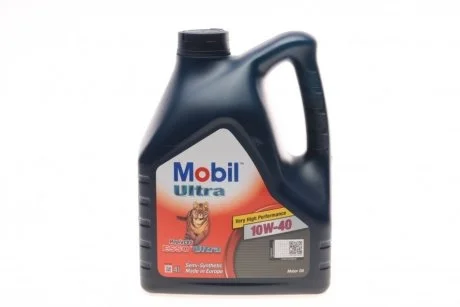 Моторное масло Mobil Ultra 10W-40, 4л MOBIL 152624