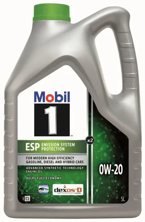 Моторна олива 1 ESP X2 0W-20, 5л MOBIL 157784 (фото 1)