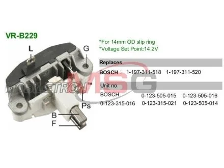 Регулятор напряжения генератора MOBILETRON VRB229