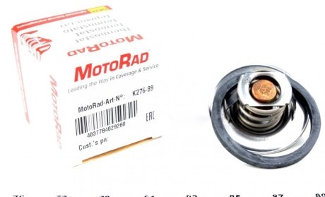 Термостат системи охолодження (89°C) VOLVO 340-360, 440, 460, 480, S40 I, V40 CITROEN AX, BERLINGO, BERLINGO/MINIVAN, BX, C15, C15/MINIVAN, C35, EVASION, SAXO, VISA, XANTIA, XM 0.6-2.5D 10.72- MOTORAD 276-89K