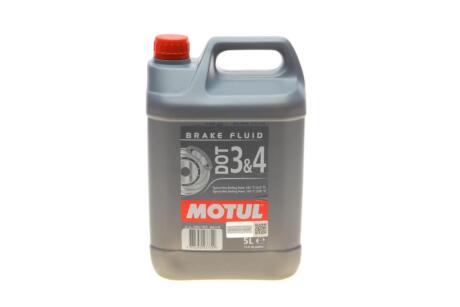 Тормоз. жидкость DOT 3&4 5L MOTUL 807906