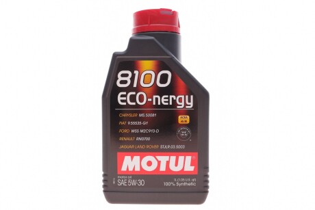 Масло 8100 Eco-nergy 5W30 1 L MOTUL 812301