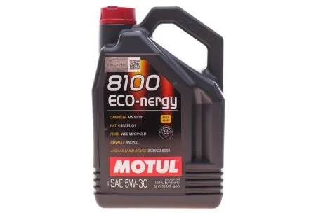 Масло 8100 Eco-nergy 5W30 5 L MOTUL 812306