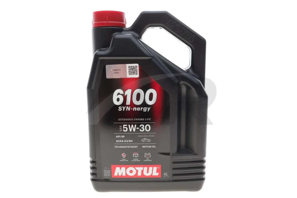 Олива моторна Technosynthese д/авто 6100 Syn-nergy SAE 5W30 (4L) MOTUL 838450 (фото 1)