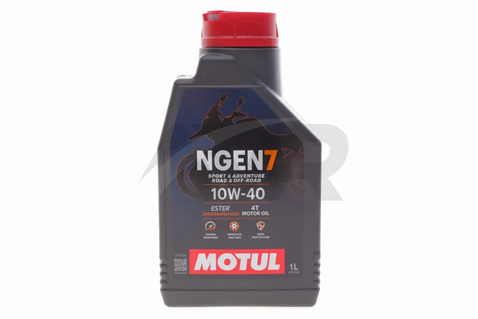 Олива для 4-х тактних двигунів синтетична естерова NGEN 7 10W40 4T 1L MOTUL 839601 (фото 1)