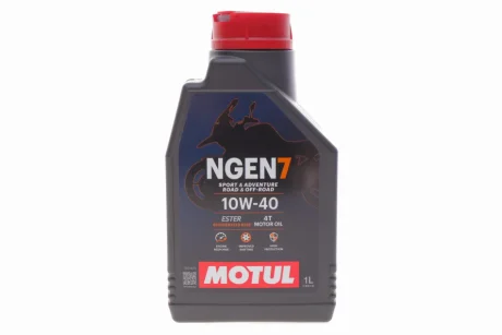 Олива для 4-х тактних двигунів синтетична естерова NGEN 7 10W40 4T 1L MOTUL 839601