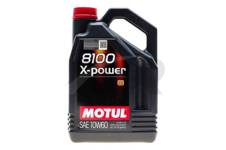 Олива 8100 X-power SAE 10W60 4 L MOTUL 854841 (фото 1)