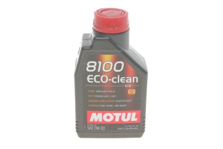Масло 8100 Eco-clean 0W30 1 L MOTUL 868011