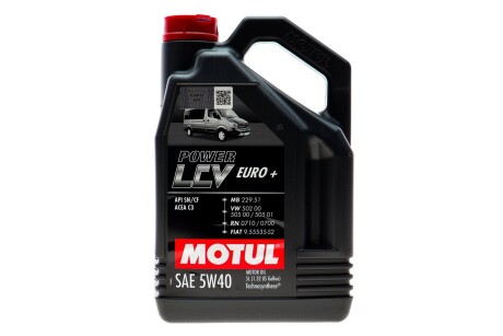 Масло Power LCV Euro+ 5W40 5L MOTUL 872151