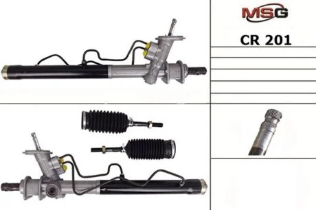 Рейка с Г/У CHEVROLET AVEO седан (T250, T255) 05-, MSG CR201