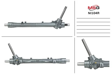 Рульова рейка Note/Micra 03-12 (відновлений з JTEKT) MSG NI104R