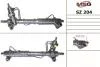 Рульова рейка (з ГПК) Grand Vitara 06-17 MSG SZ204 (фото 1)