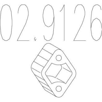 Резиновый крепежный элемент MTS 02.9126