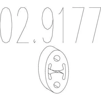 Резиновый крепежный элемент MTS 02.9177