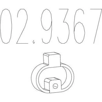 Резиновый крепежный элемент MTS 02.9367