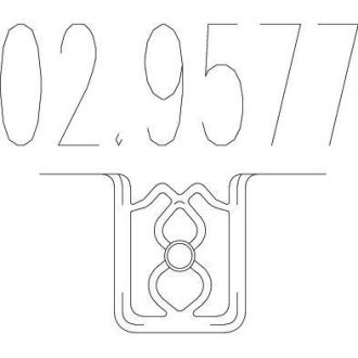 Резиновый крепежный элемент MTS 02.9577