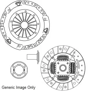 Комплект сцепления Audi A3/Octavia II/VW Golf VI/Passat 1.4TSI 07- National CK10221 (фото 1)