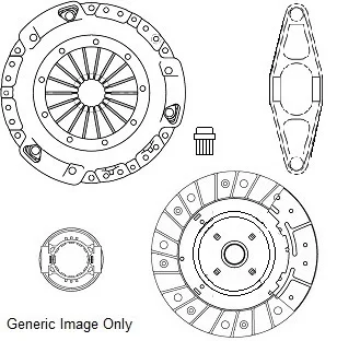 Комплект зчеплення BMW 3(E90/91/92/93)/5(E60/61/F10/11)/X3(E83/F25) 2.0-3.0D 02- (240mm) National CK10344