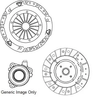 Комплект зчеплення CRAFTER 2.0 TDI 11-16 National CK10446-23 (фото 1)