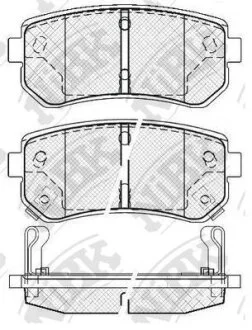 Колодки тормозные NiBK PN0436