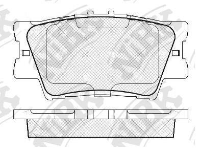 Колодки тормозные (без датчика) NiBK PN1522
