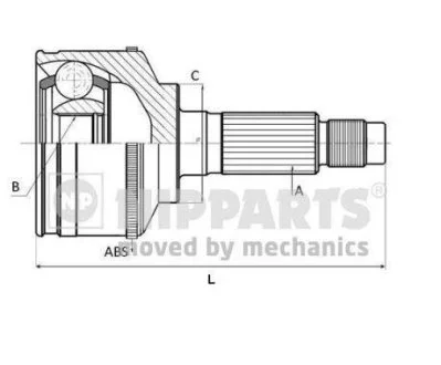 Шрус NIPPARTS J2828110