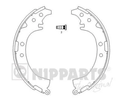 Тормозные колодки NIPPARTS J3502050