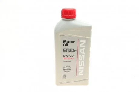 Масло моторное 0W20 (1 Liter) NISSAN KE90090133
