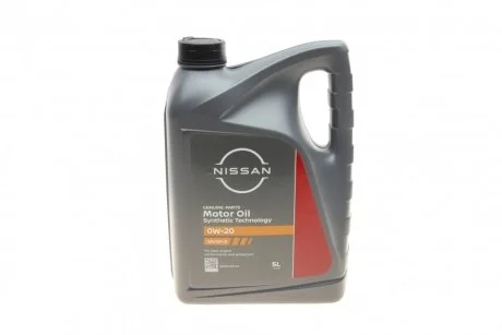 Масло моторное 0W20 (5 Liter) NISSAN KE90090143